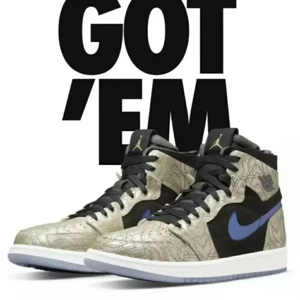 jordan 1 high zoom air cmft Gold Lazer 10.5